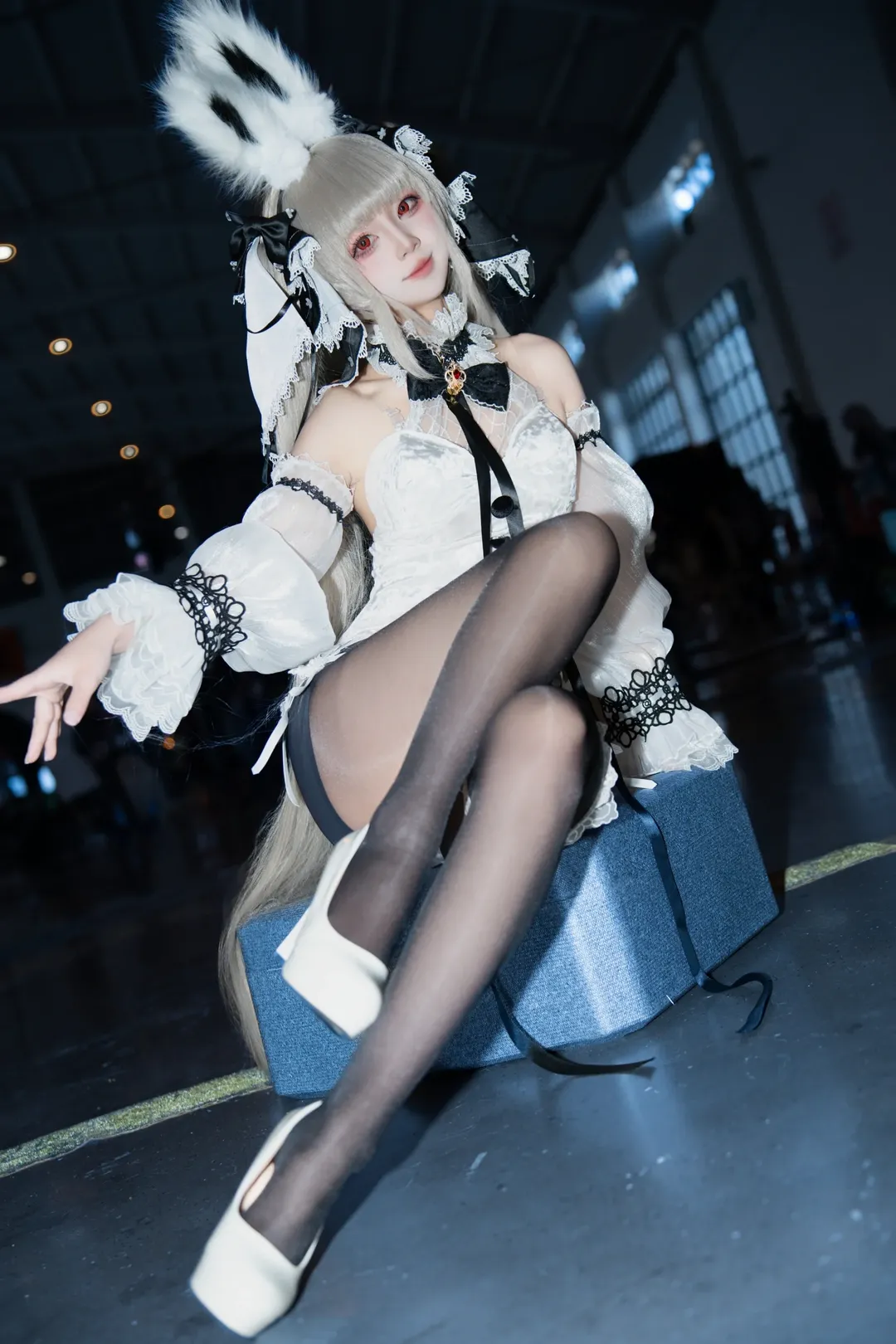 碧蓝航线, 兔女郎, 漫展场照, 二次元cosplay, 可畏cos - 第1张