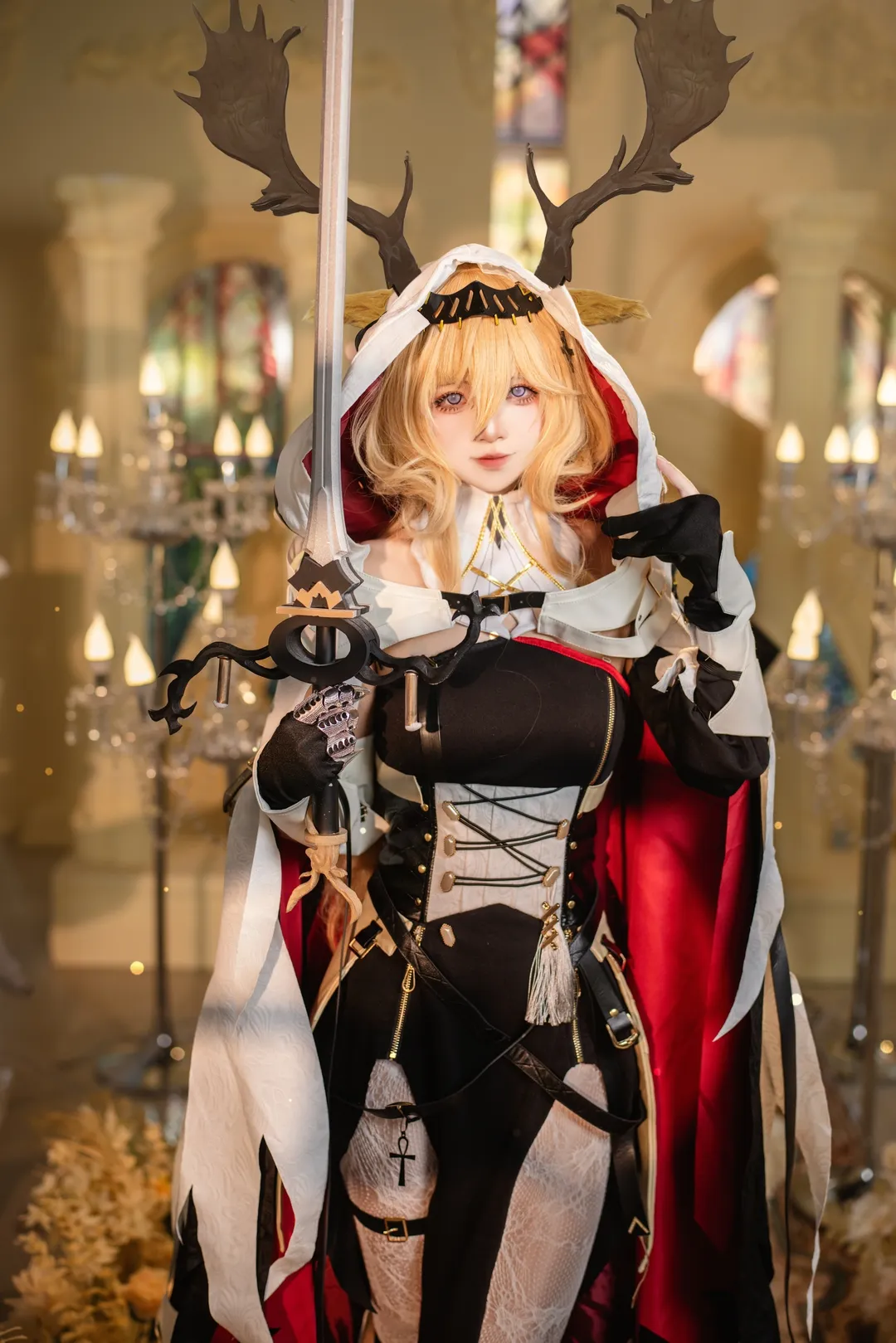 cosplay, 明日方舟, 薇薇安娜cos, 骑士, 小鹿摄影