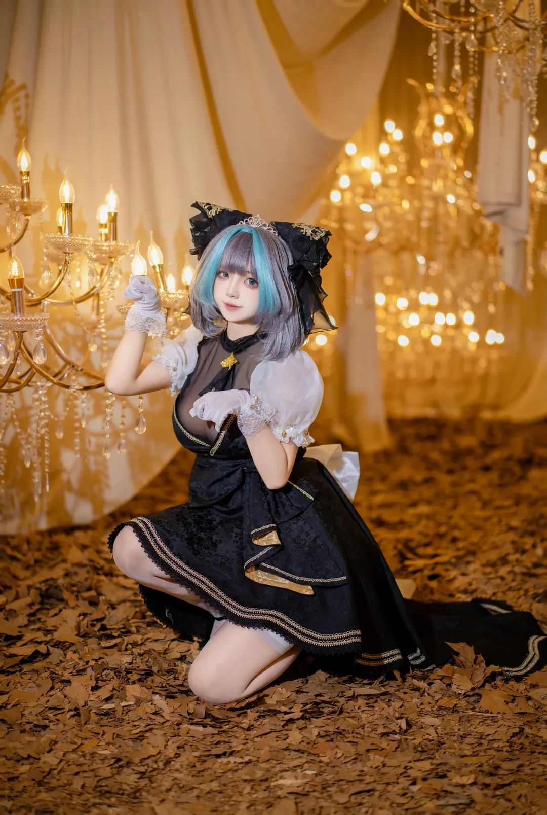 柴郡cos, 碧蓝航线, 女仆装, cosplay摄影, 二次元还原 - 第1张