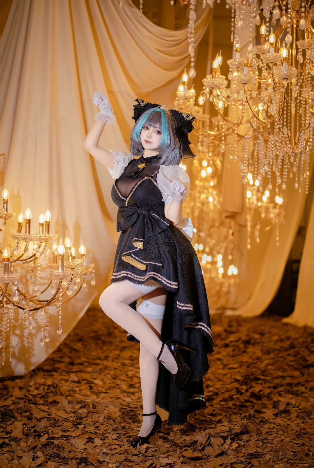 柴郡cos, 碧蓝航线, 女仆装, cosplay摄影, 二次元还原