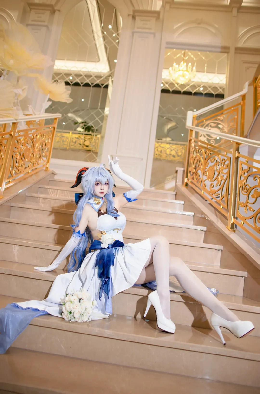 Cosplay, 原神, 角色还原, 甘雨cos, 室内拍摄 - 第3张