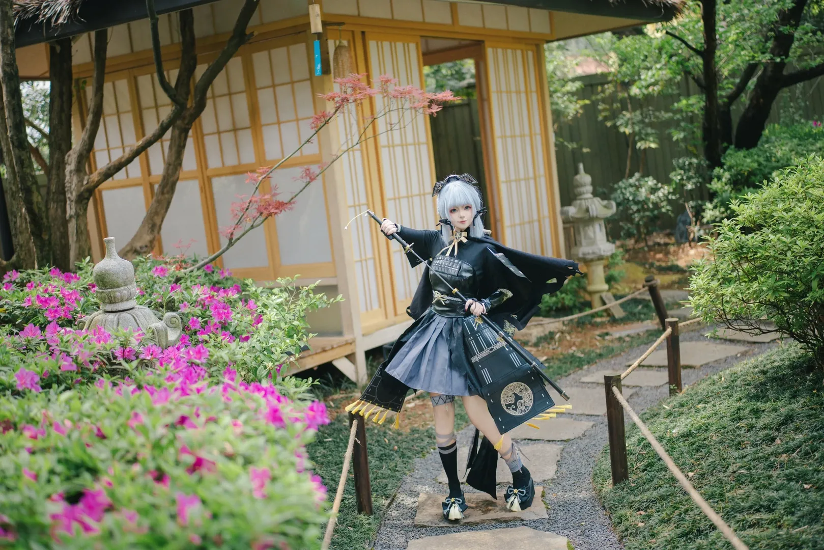 原神, 角色还原, 神里绫华cos, 日式庭院, 昆明出片 - 第3张