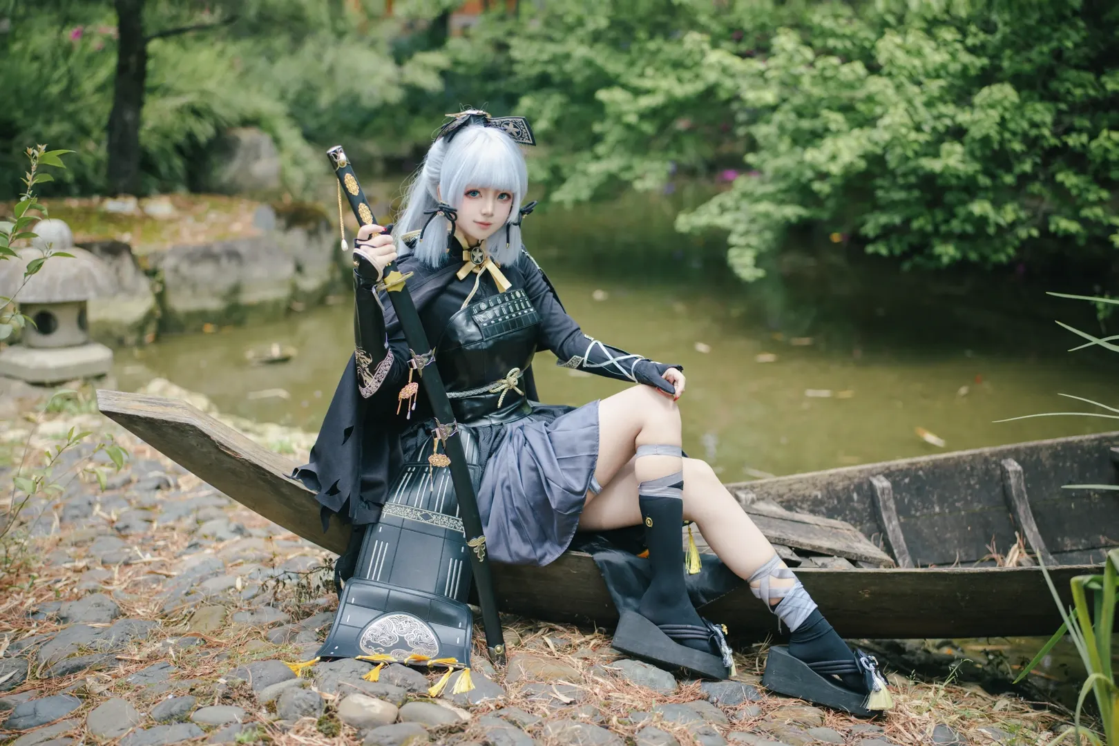 原神, 角色还原, 神里绫华cos, 日式庭院, 昆明出片 - 第4张