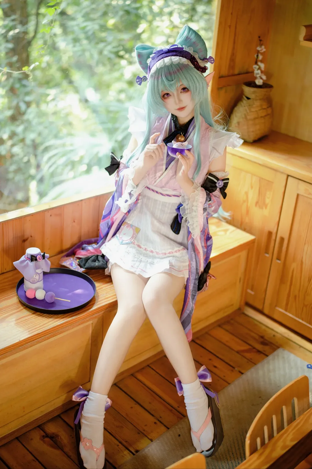 Cosplay, Genshin Impact, Atmosphere, Japanese-style photography, Mizuki cosplay - Image 4