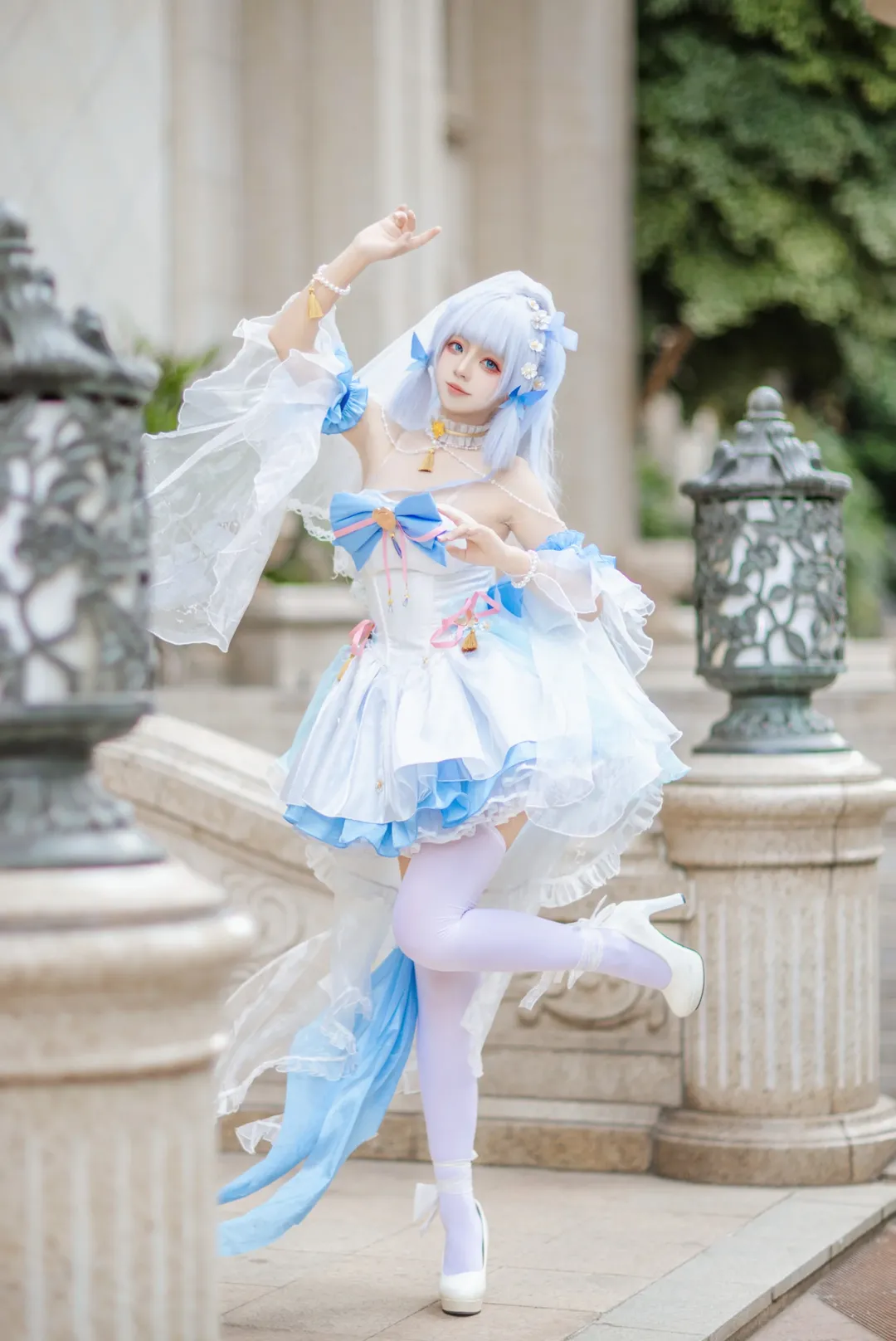 原神, 户外拍摄, 神里绫华cos, 告白序曲, 五一版本