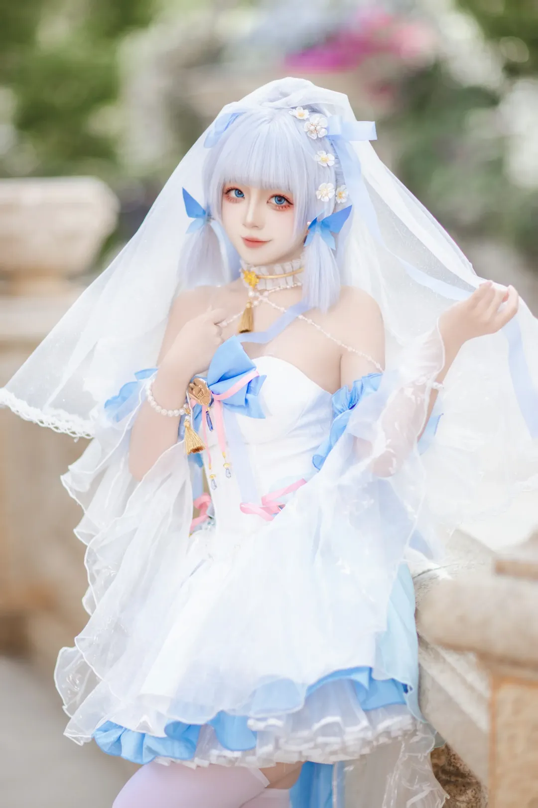 原神, 户外拍摄, 神里绫华cos, 告白序曲, 五一版本 - 第2张