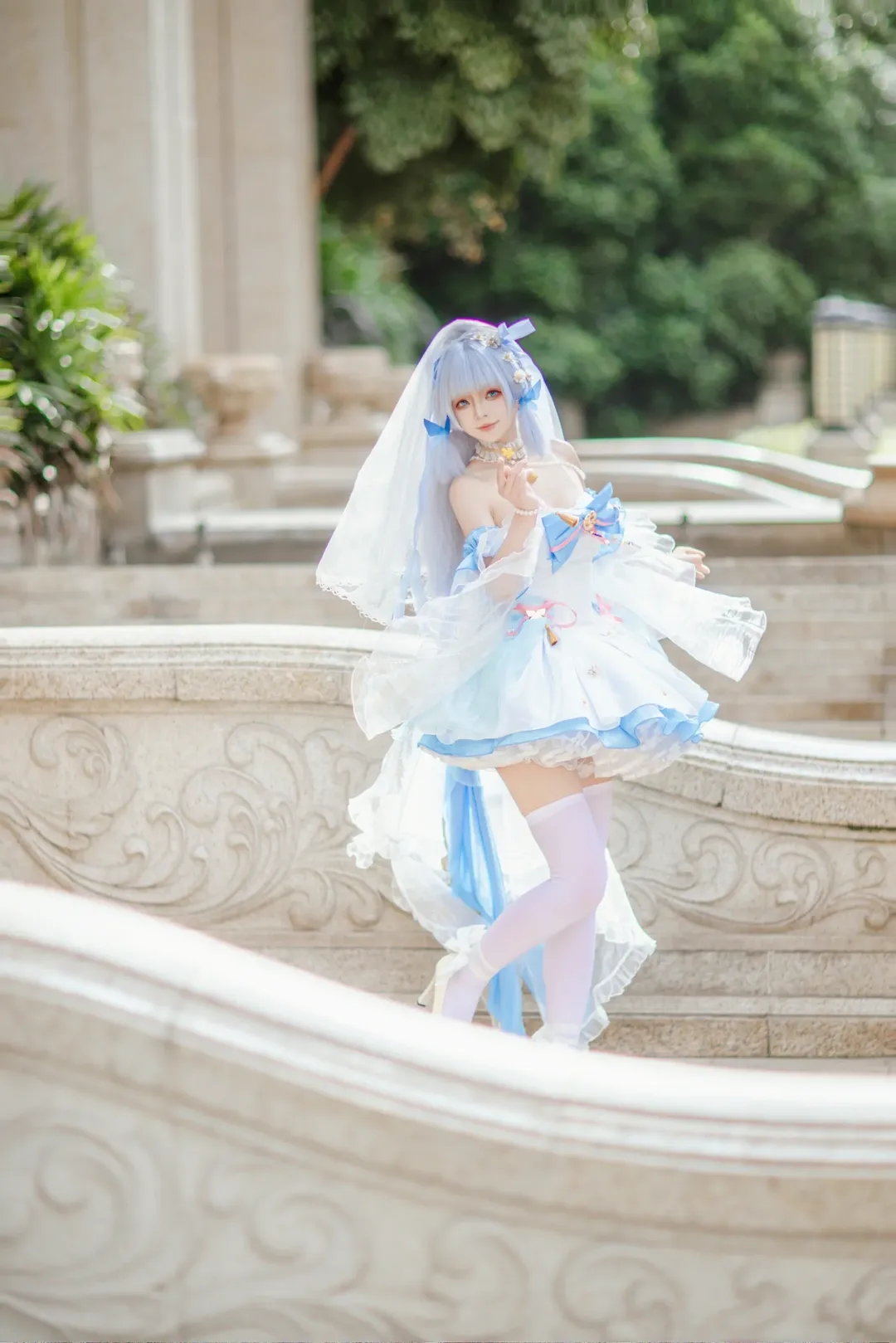 原神, 户外拍摄, 神里绫华cos, 告白序曲, 五一版本 - 第4张
