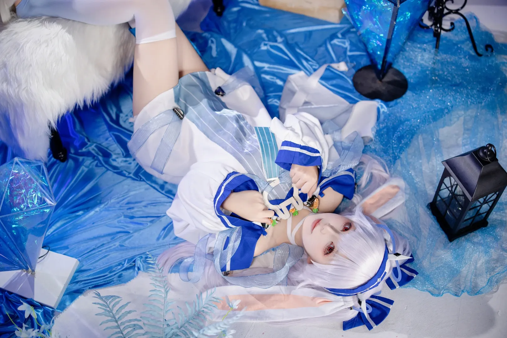 癒し系, アズールレーン, ラフィー コスプレ, うさぎスタイル, 簡諾アニメ - 3枚目