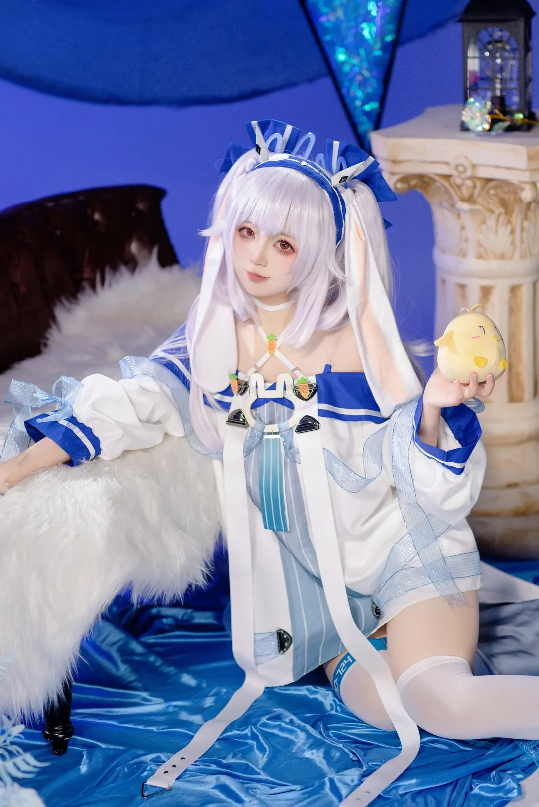 癒し系, アズールレーン, ラフィー コスプレ, うさぎスタイル, 簡諾アニメ - 4枚目