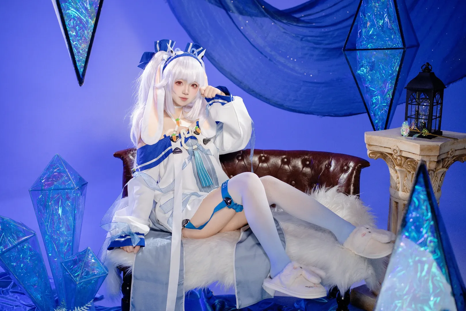 癒し系, アズールレーン, ラフィー コスプレ, うさぎスタイル, 簡諾アニメ - 5枚目