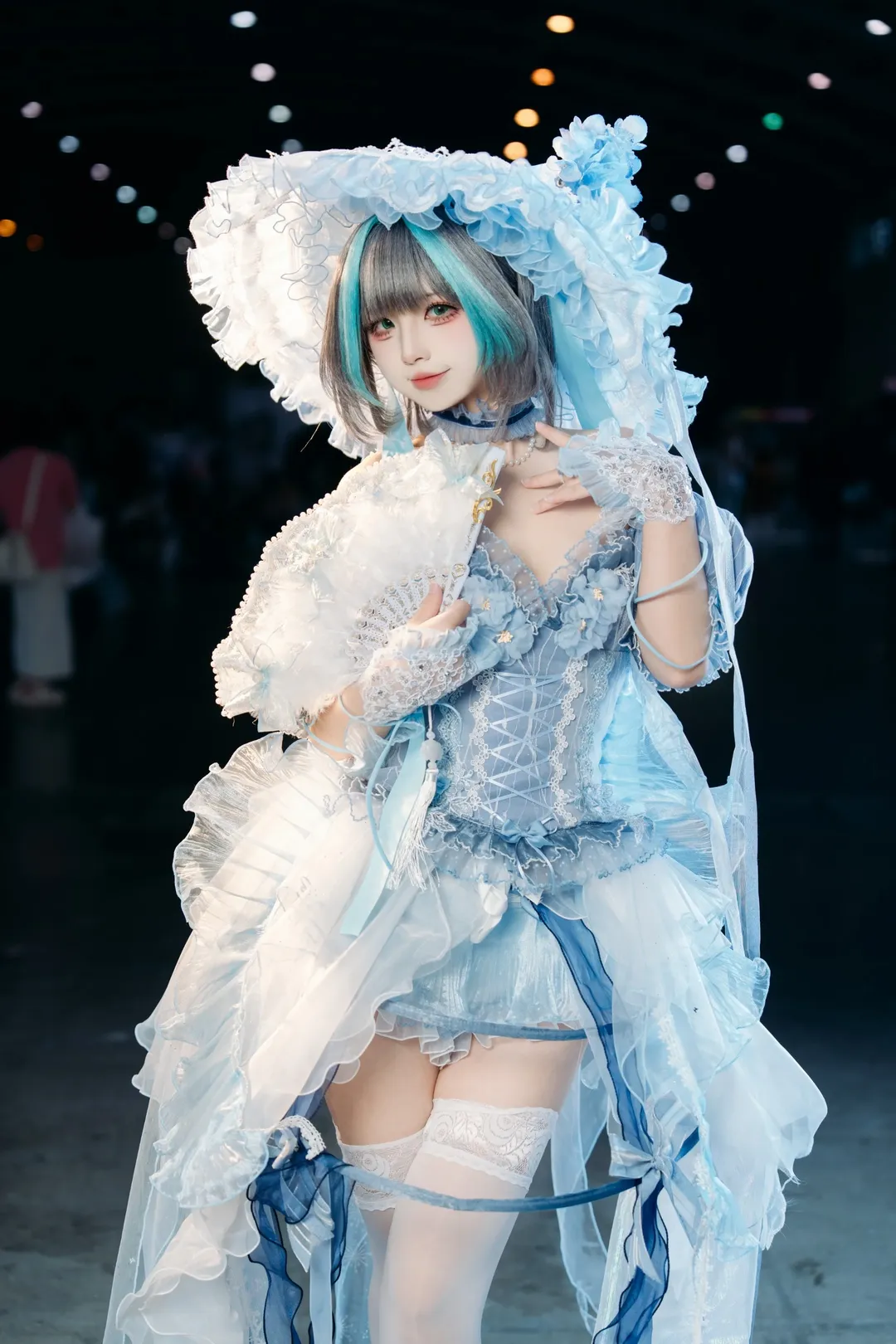 コスプレ, チェシャー コスプレ, アズールレーン, 青系コーデ, イベント撮影 - 1枚目