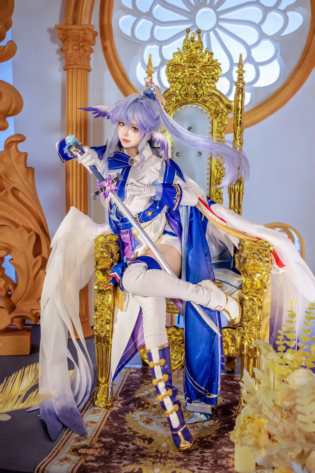 崩壞星穹鐵道, 知更鳥cos, 小鳥殿下, 騎士cos, 羽翼光環 - 第4張