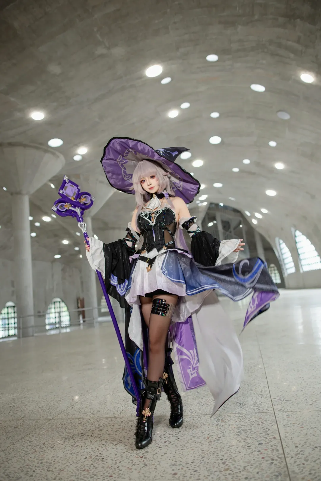 崩坏星穹铁道, 大黑塔cos, cosplay摄影, 凤龙湾童话镇, 一朵云艺术宫 - 第2张
