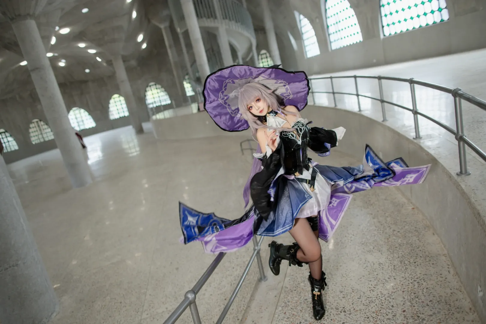 崩坏星穹铁道, 大黑塔cos, cosplay摄影, 凤龙湾童话镇, 一朵云艺术宫 - 第3张