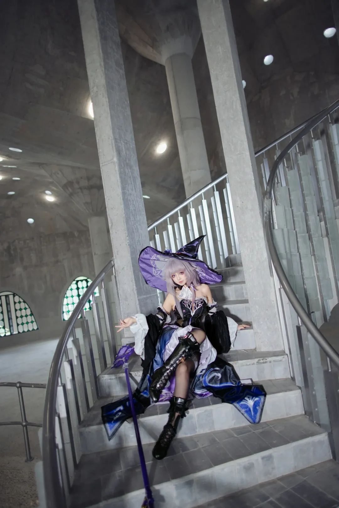 崩坏星穹铁道, 大黑塔cos, cosplay摄影, 凤龙湾童话镇, 一朵云艺术宫 - 第4张