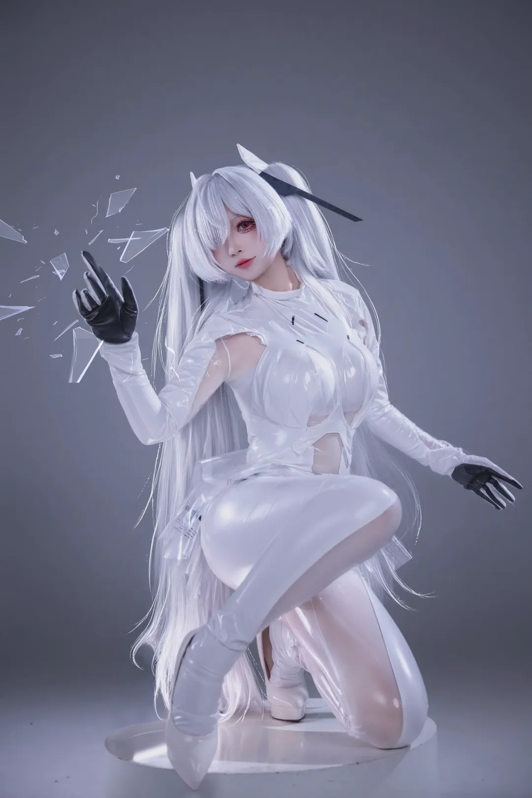 二次元, cosplay, 胜利女神, 胜利女神灰姑娘cos, 胶衣cos - 第1张