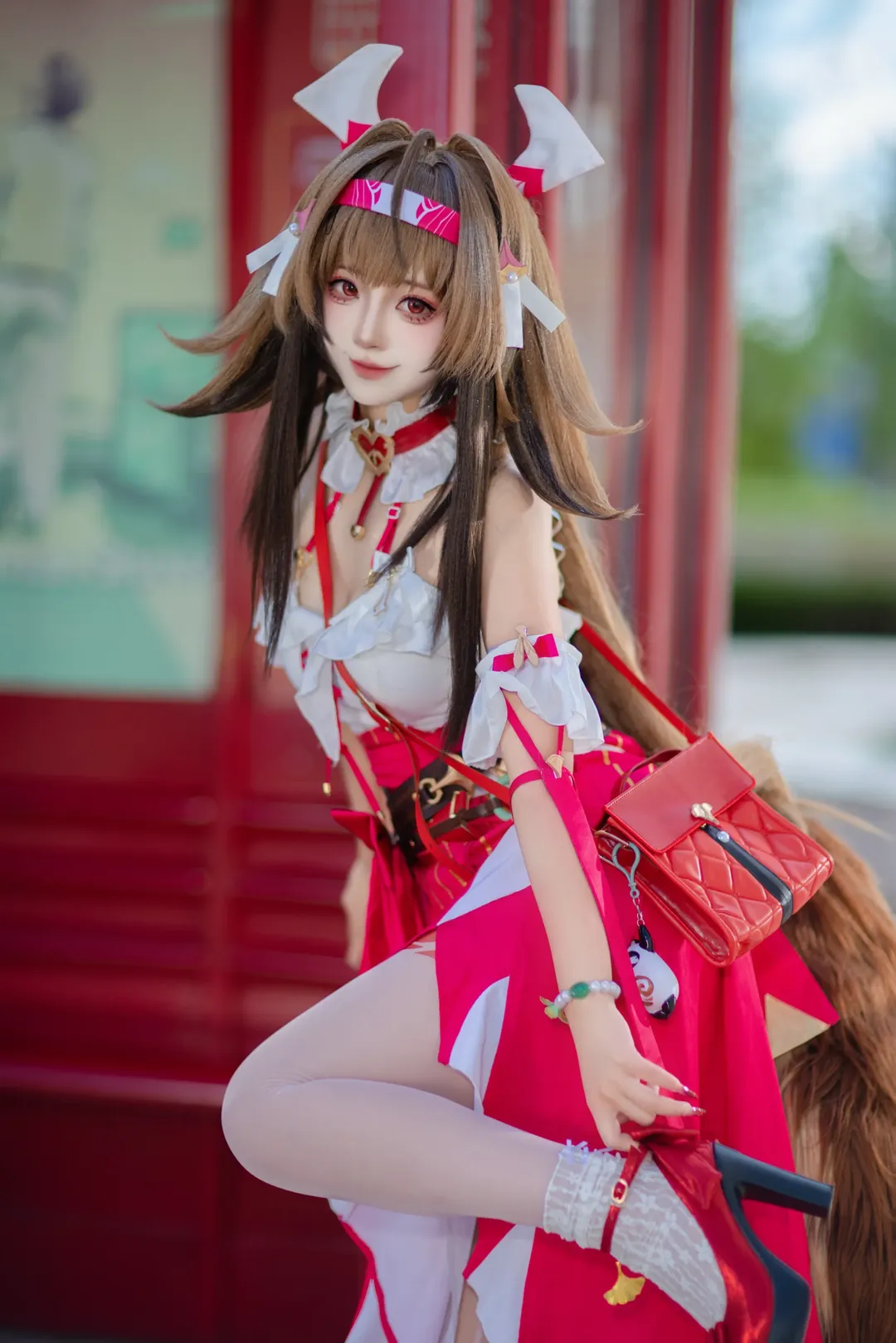 叶瞬光cos, 绝区零, 角色还原, cosplay, 户外拍摄 - 第3张