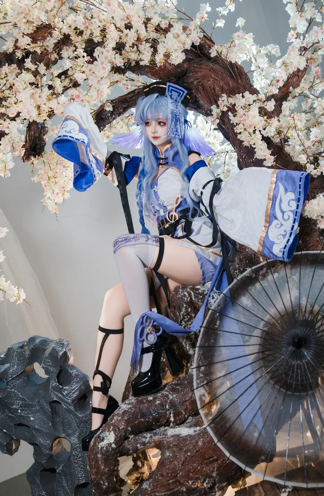 角色扮演, 崩壞星穹鐵道, 知更鳥cos, 櫻花背景, 細節還原 - 第3張