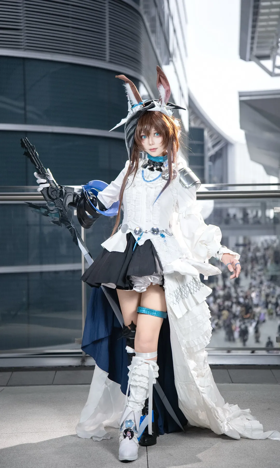 二次元cosplay, 明日方舟, 阿米娅cos, cp32, 罗德岛 - 第1张