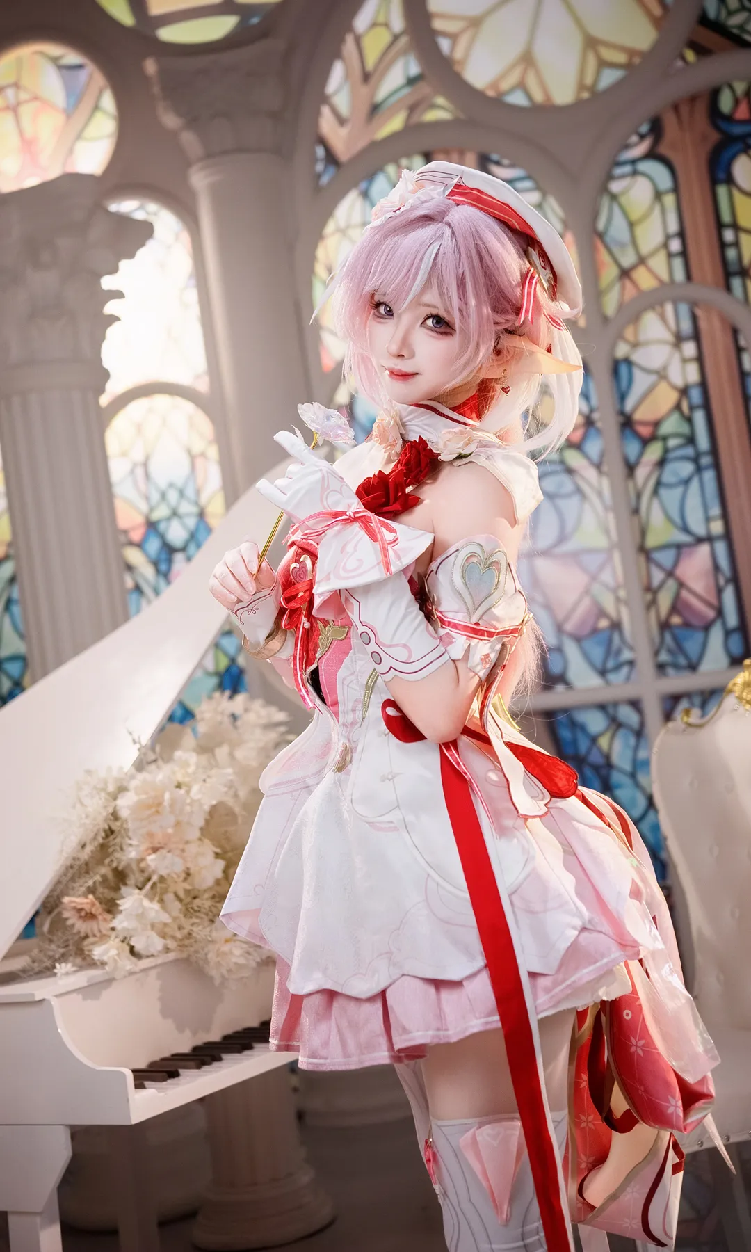爱莉希雅cos, 崩坏3, 二次元cosplay, 人之律者, 摄影分享