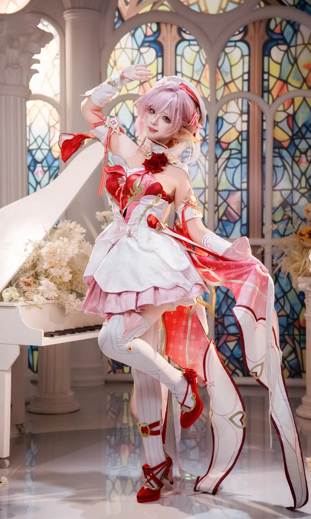 爱莉希雅cos, 崩坏3, 二次元摄影, 人之律者, cosplay服装