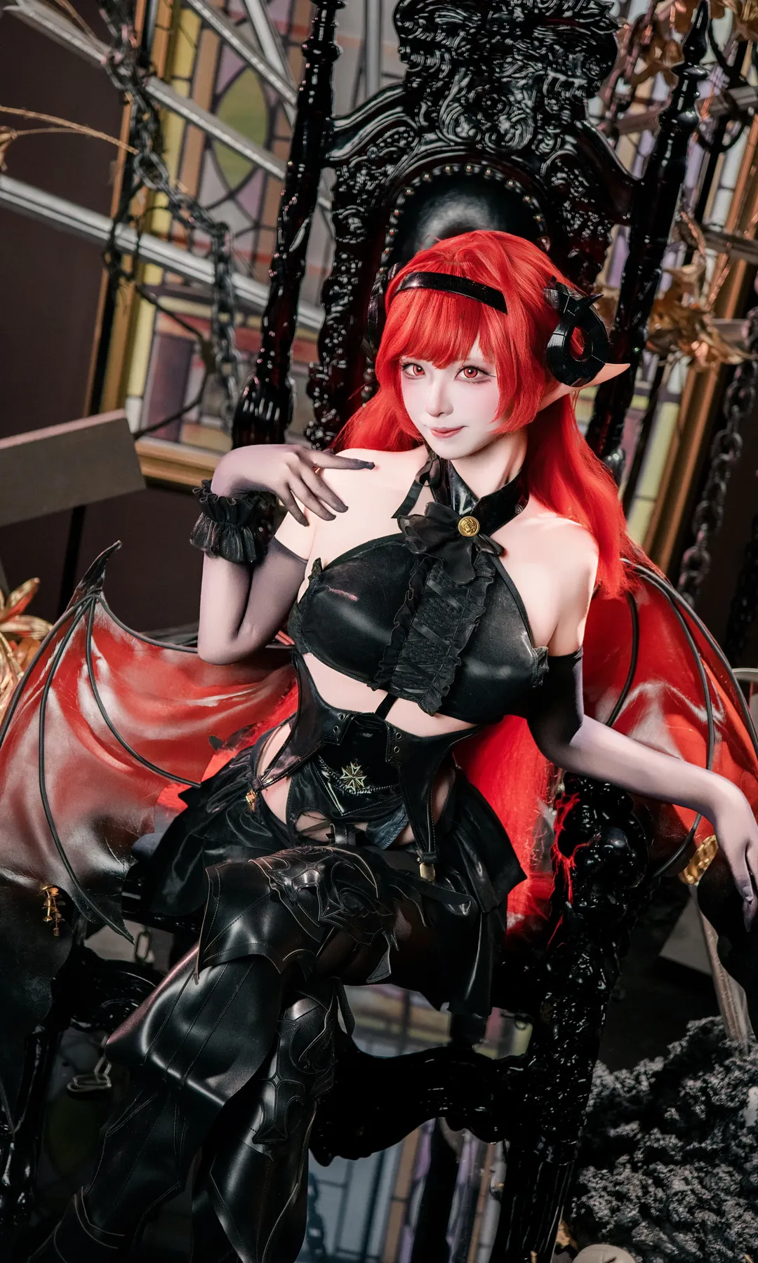 二次元, 碧蓝航线, 哥特风, cosplay摄影, 希尔德加德cos - 第3张