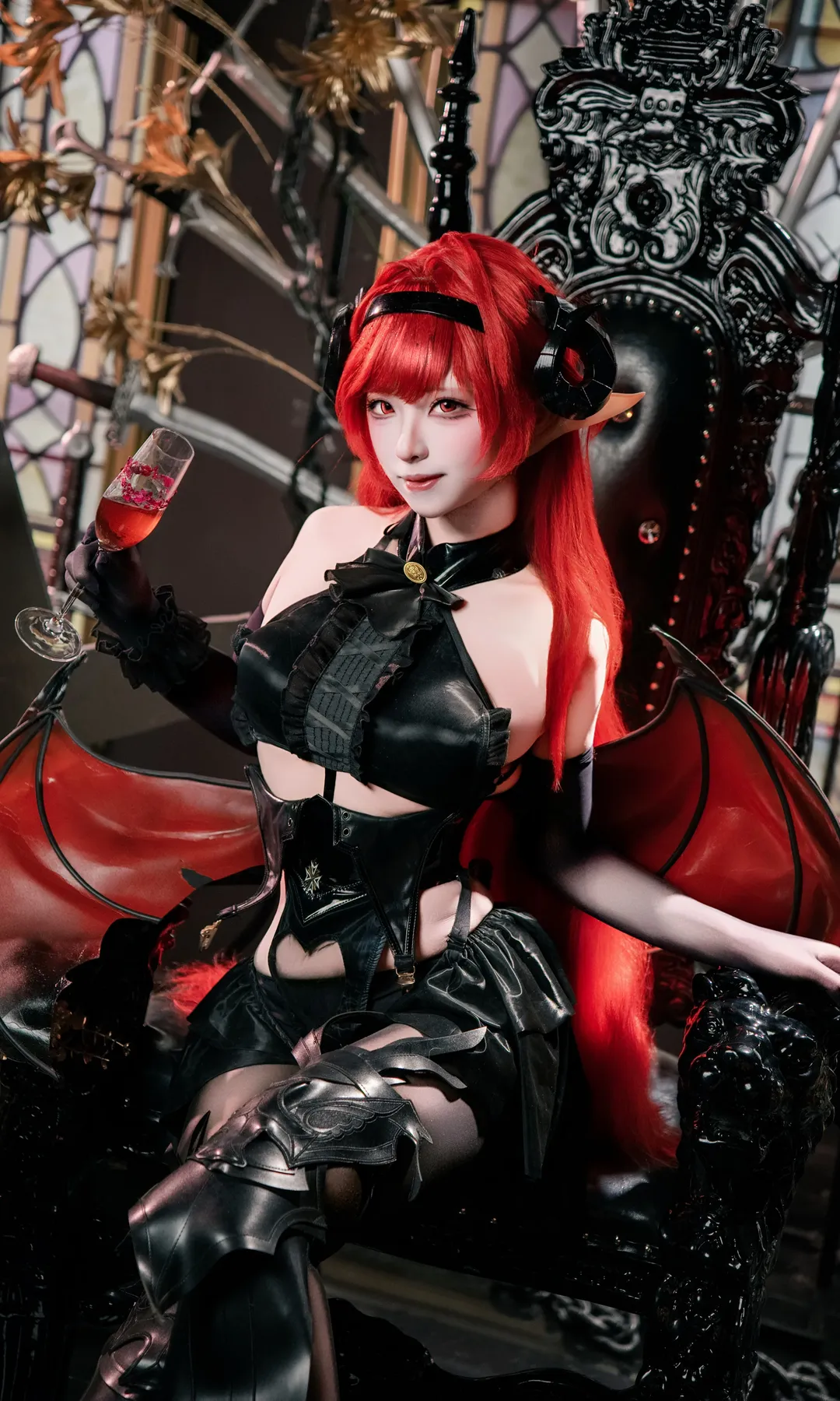 二次元, 碧蓝航线, 哥特风, cosplay摄影, 希尔德加德cos - 第4张