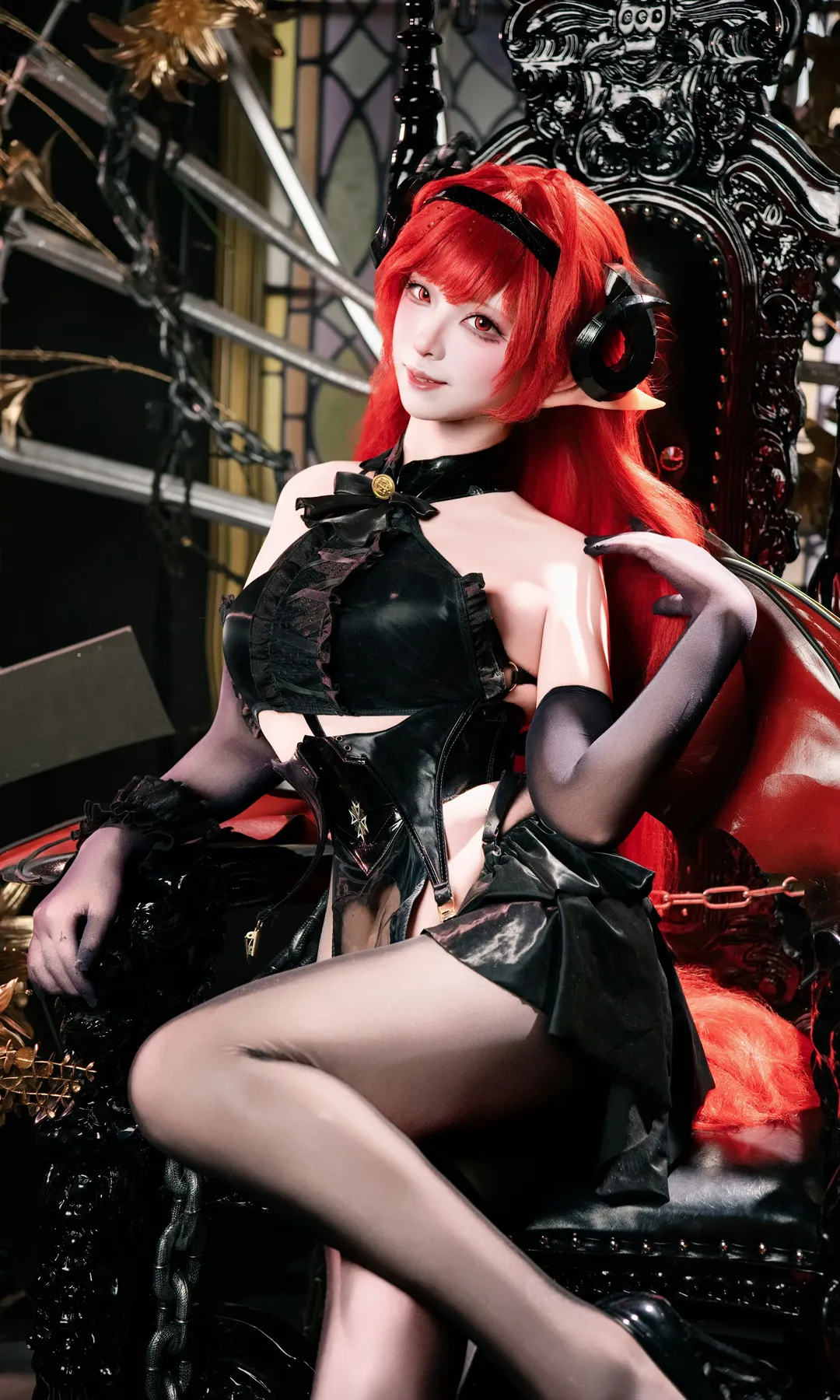 二次元, 碧蓝航线, 哥特风, cosplay摄影, 希尔德加德cos - 第5张