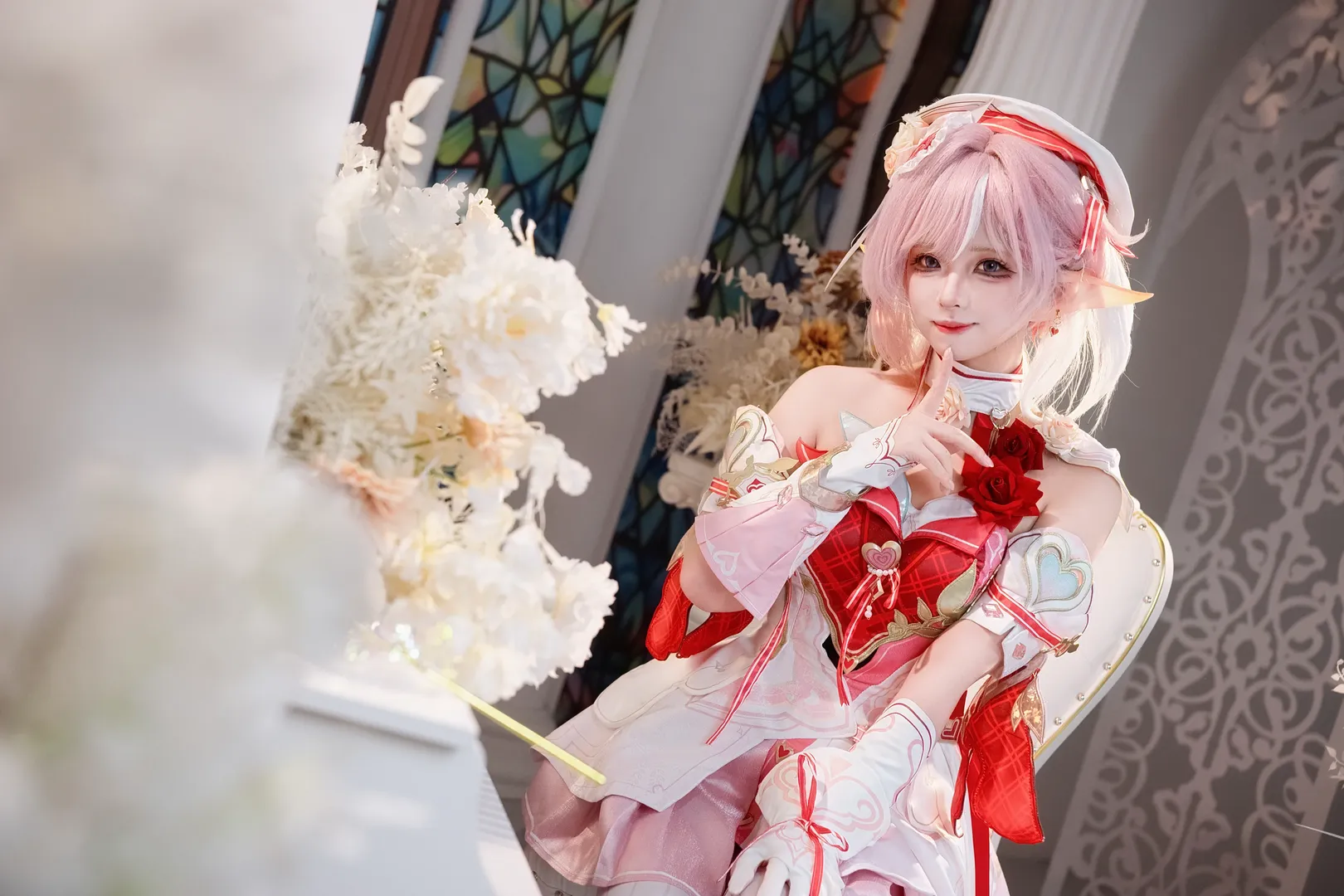 エリシア コスプレ, 崩壊 3rd, 二次元撮影, エルフ耳コスプレ, 夢幻風コスプレ - 3枚目