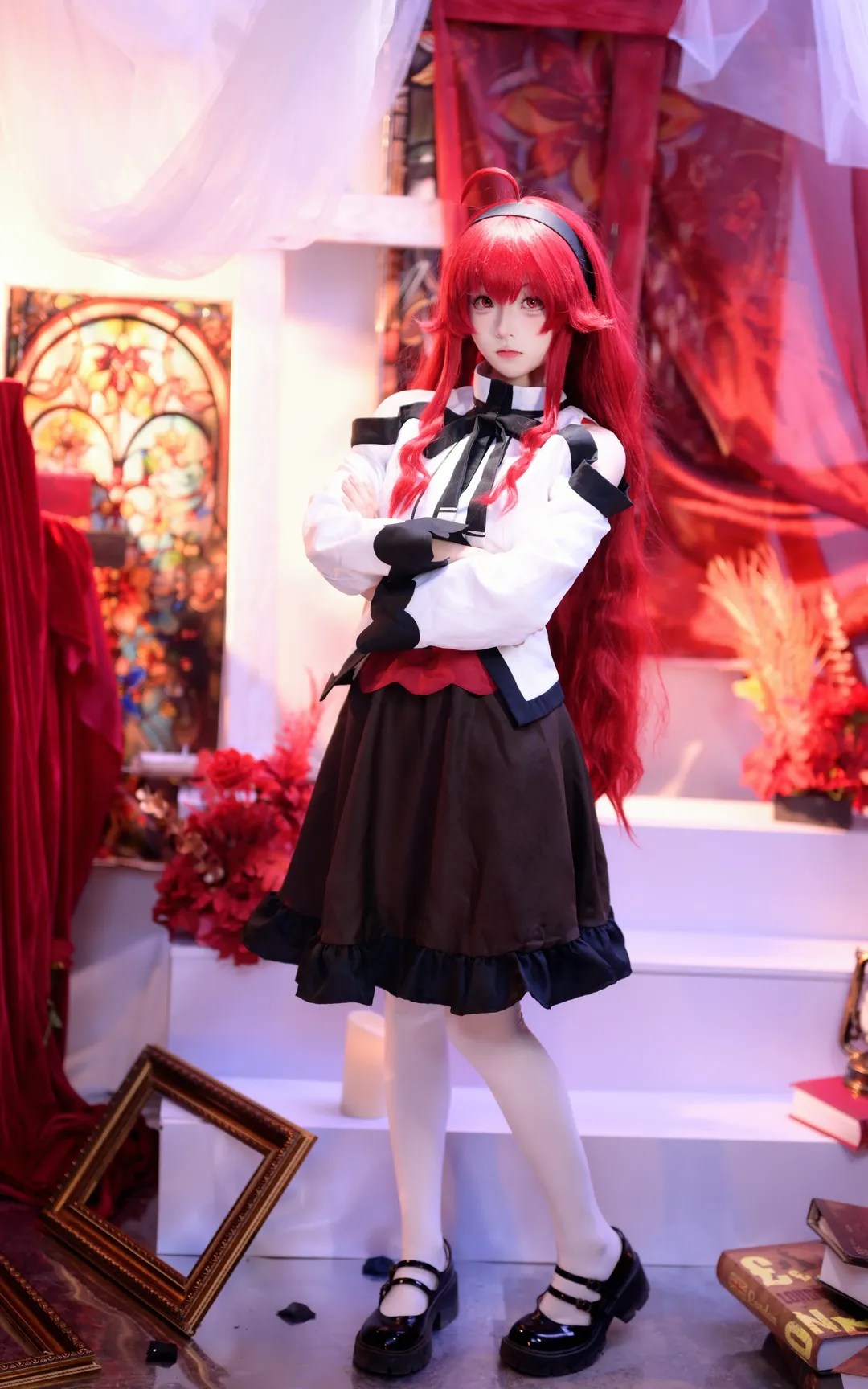 艾莉丝cos, 二次元穿搭, 无职转生, 红发cosplay, 艾莉丝·格雷拉特