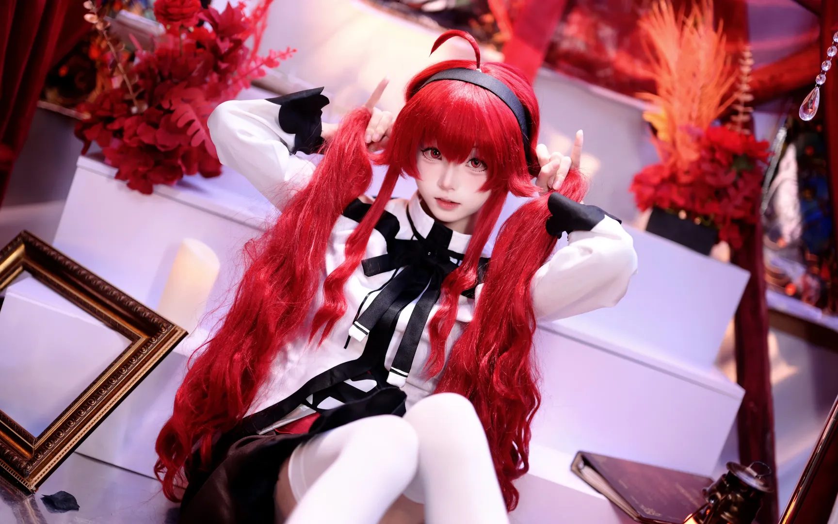 艾莉丝cos, 二次元穿搭, 无职转生, 红发cosplay, 艾莉丝·格雷拉特 - 第6张
