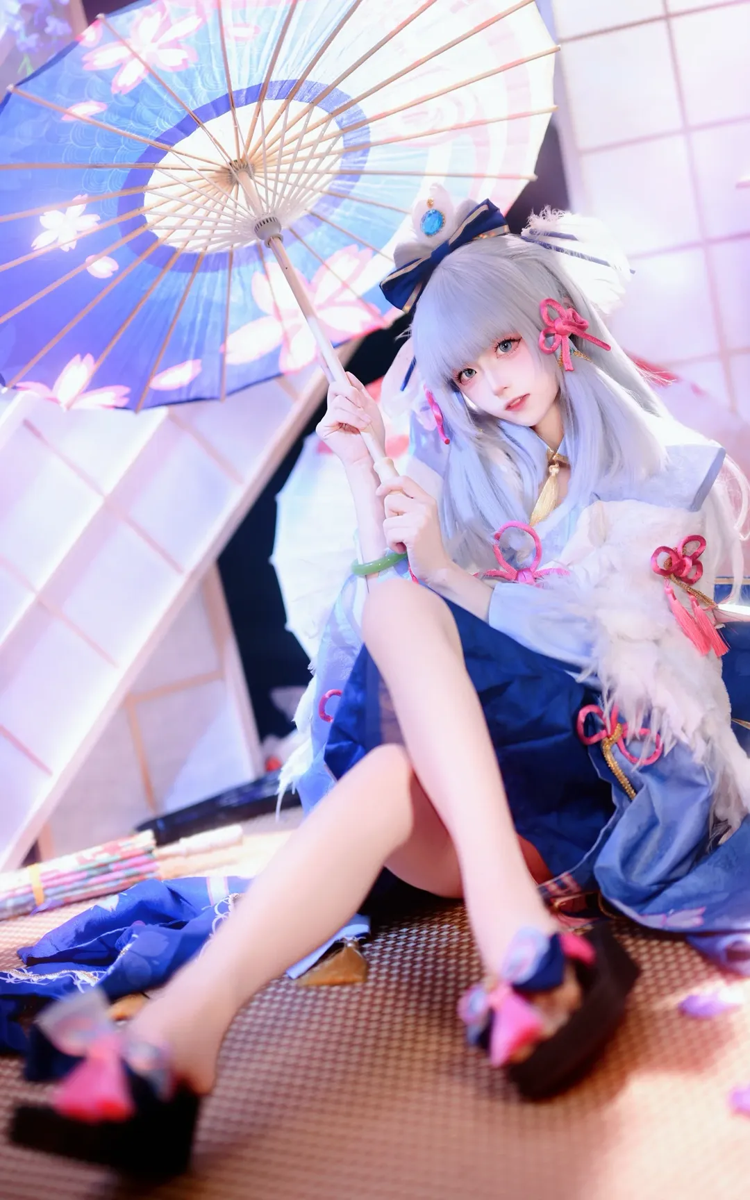 二次元, 原神, cosplay, 和风, 神里绫华cos - 第2张