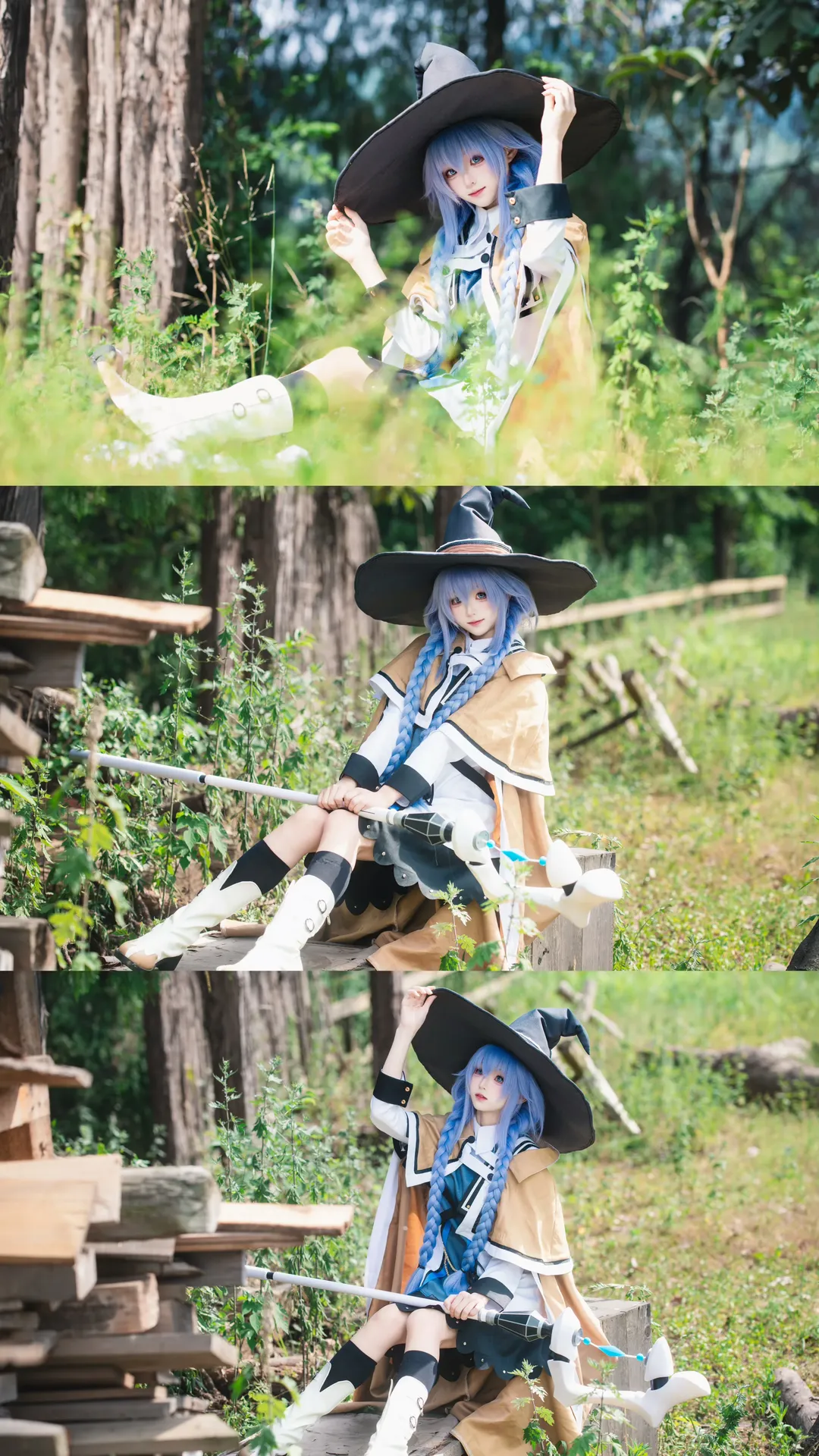 Magical Girl, Anime cosplay, Roxy cosplay, Mushoku Tensei: Jobless Reincarnation, Forest photography - Image 2