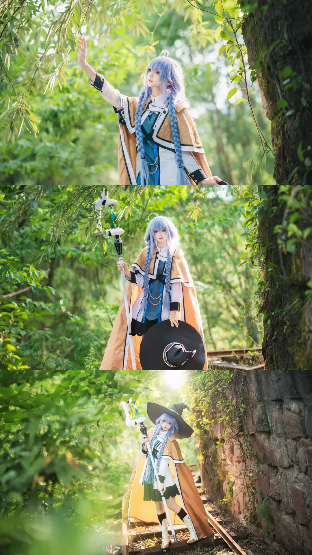 Magical Girl, Anime cosplay, Roxy cosplay, Mushoku Tensei: Jobless Reincarnation, Forest photography - Image 5