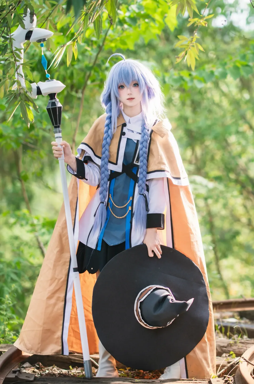 Magical Girl, Anime cosplay, Roxy cosplay, Mushoku Tensei: Jobless Reincarnation, Forest photography - Image 6