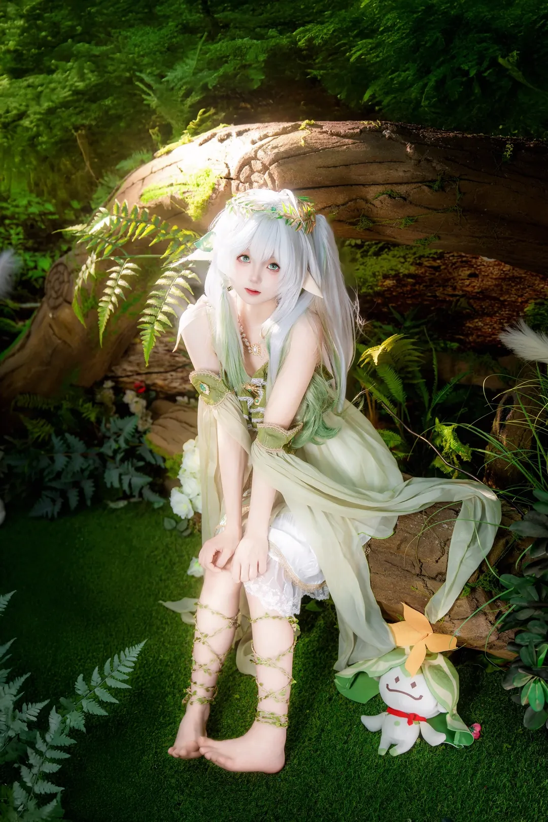 二次元, 原神, cosplay, 纳西妲cos, 草元素 - 第2张