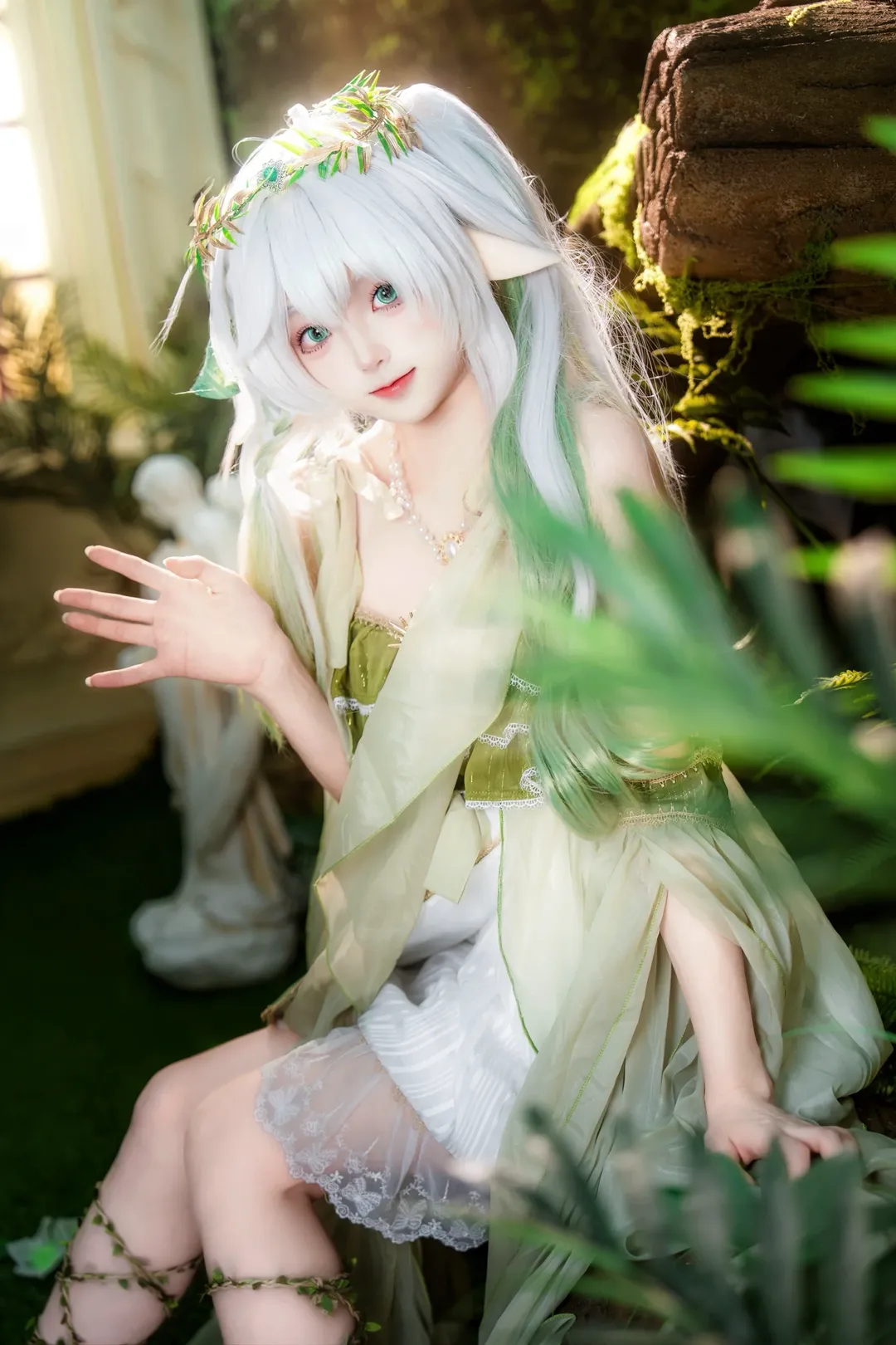 二次元, 原神, cosplay, 纳西妲cos, 草元素 - 第3张