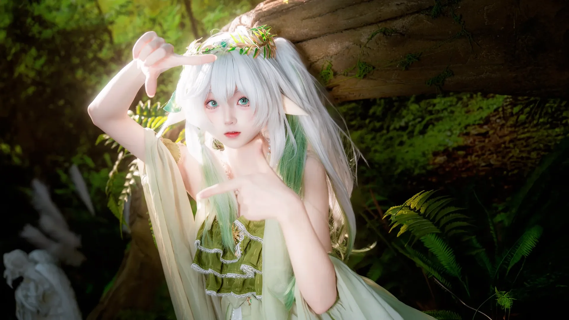 二次元, 原神, cosplay, 纳西妲cos, 草元素 - 第6张