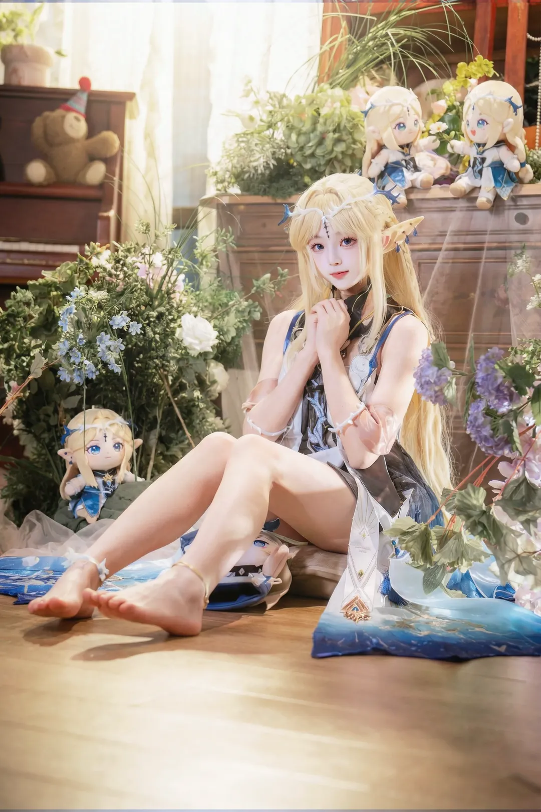 鸣潮, 氛围感, 卡提希娅cos, cosplay摄影, 精灵少女