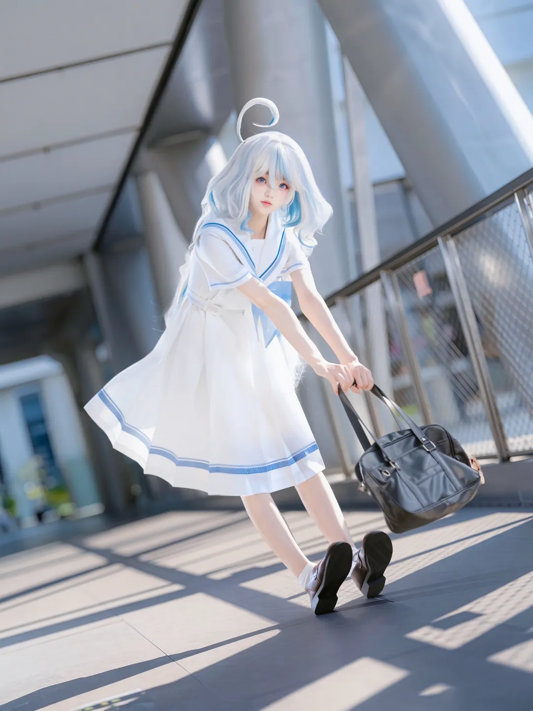 原神, 二次元攝影, 芙寧娜cos, jk制服, cosplay日常 - 第2張