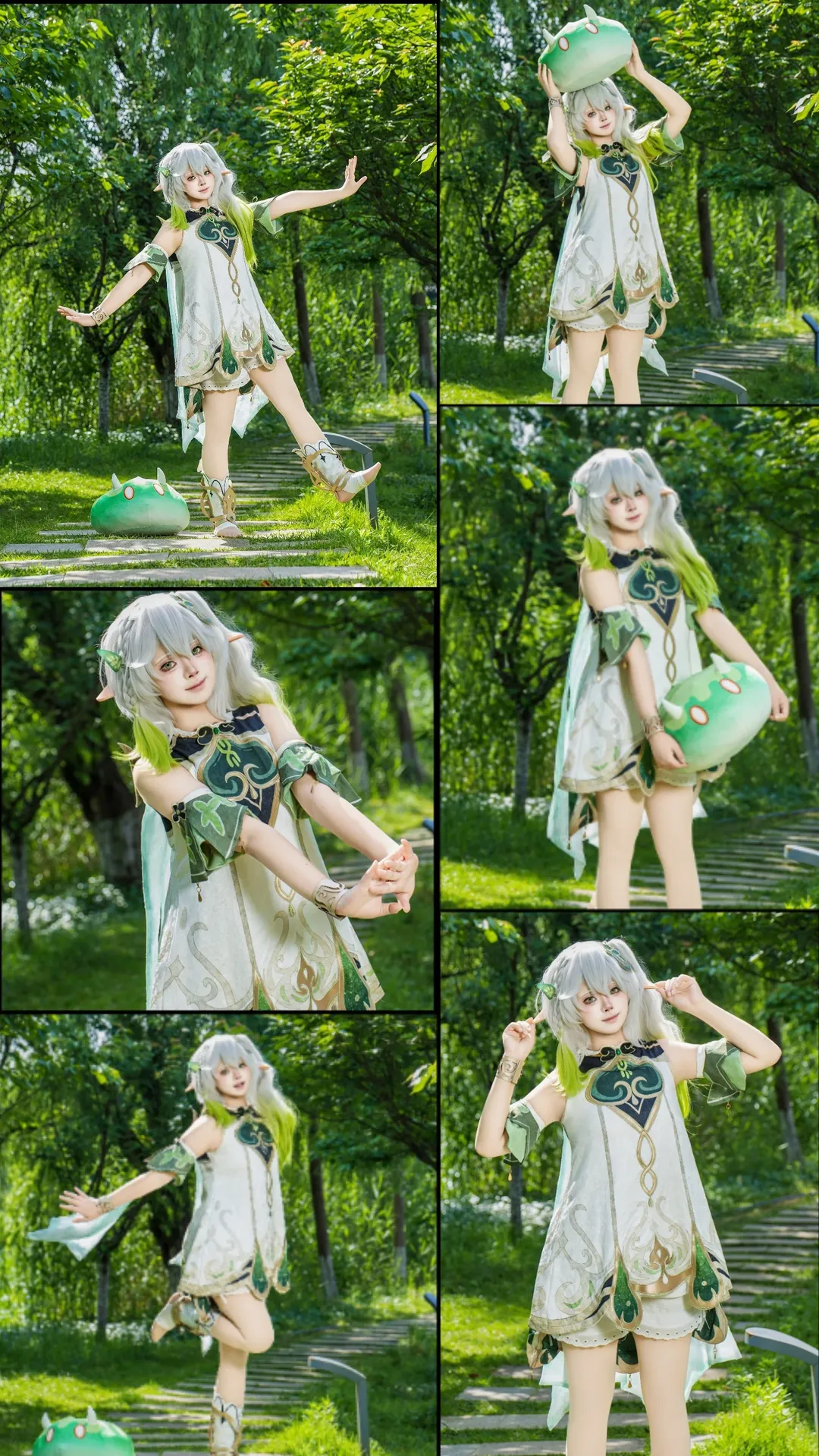 原神, 纳西妲cos, 户外摄影, 自然光, cosplay日常 - 第1张