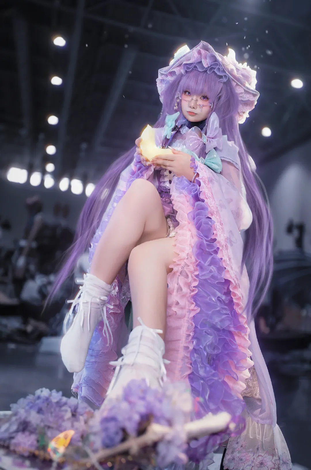 東方Project, イベント写真, パチュリー コスプレ, 東方コスプレ, 紫系ロリータ