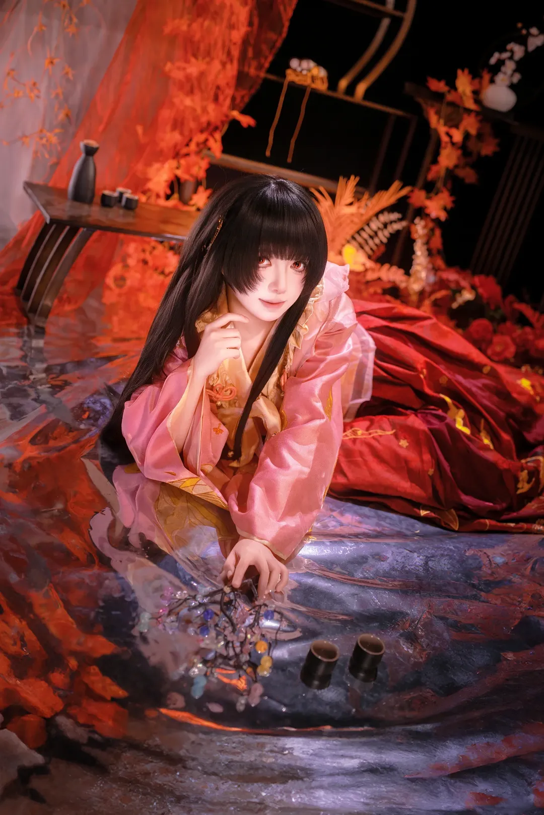 东方project, 和风摄影, 东方cos, 蓬莱山辉夜cos, 棚拍日常 - 第1张