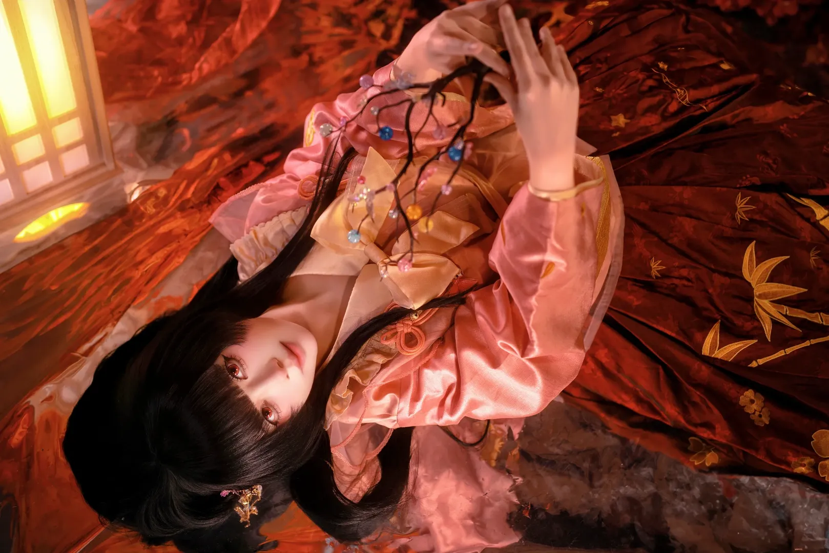 东方project, 和风摄影, 东方cos, 蓬莱山辉夜cos, 棚拍日常 - 第5张