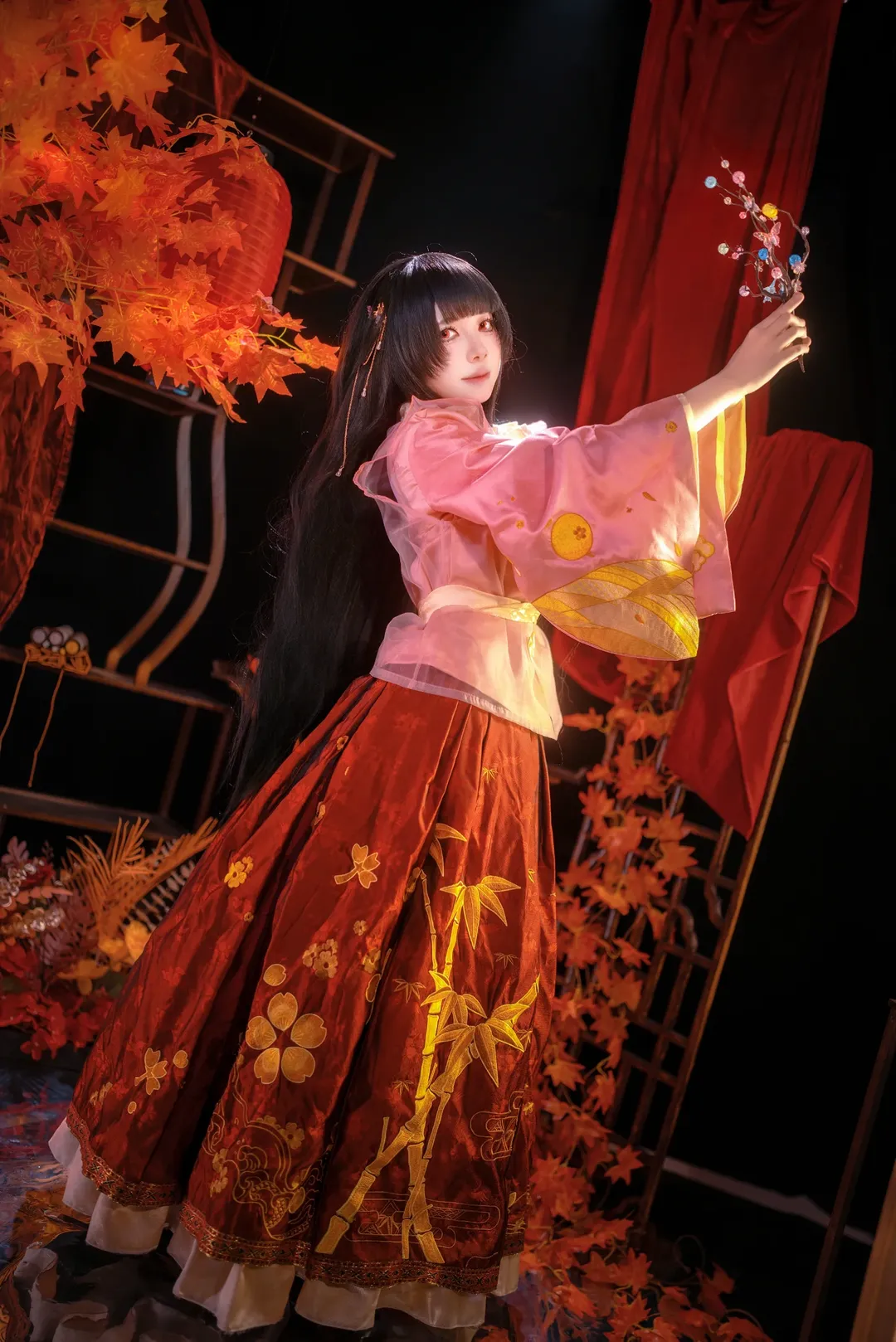 东方project, 和风摄影, 东方cos, 蓬莱山辉夜cos, 棚拍日常 - 第6张