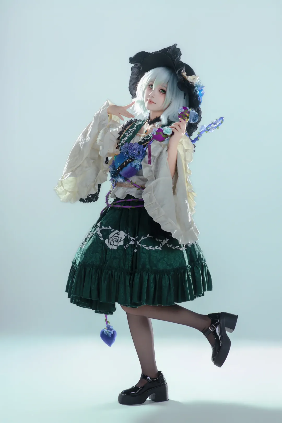 二次元摄影, 东方project, 哥特萝莉, 古明地恋cos, 东方cosplay - 第3张