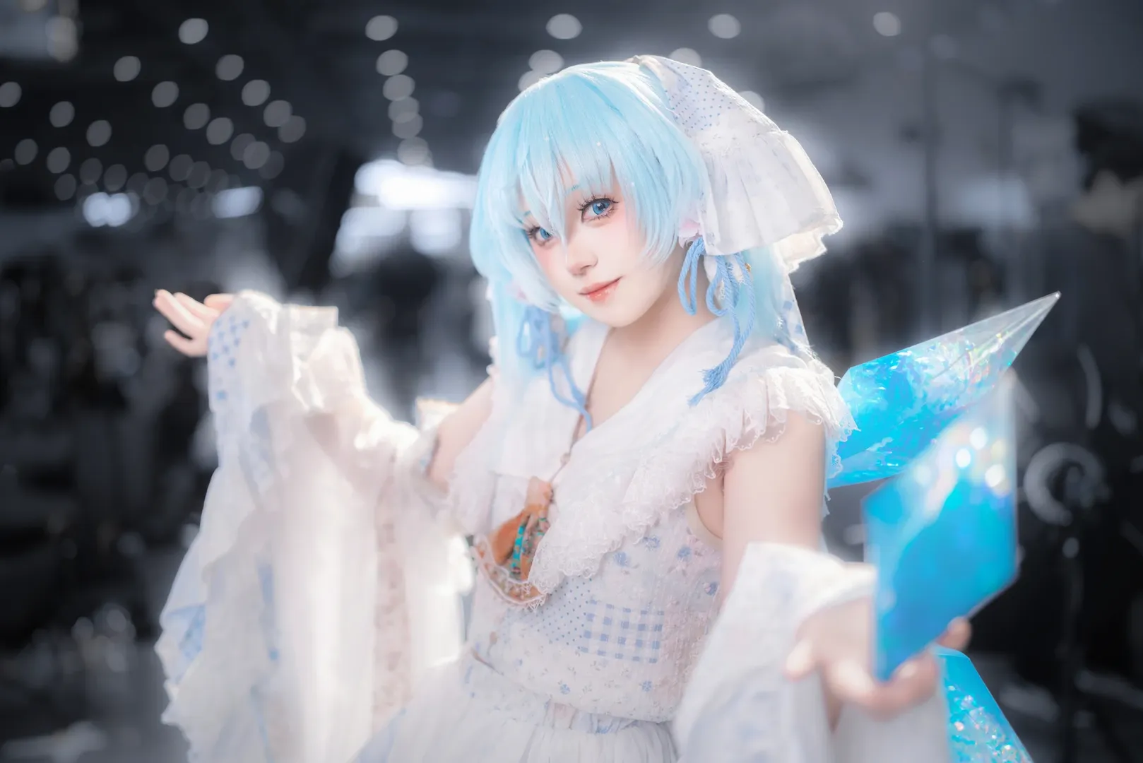 东方Project, 漫展返图, 二次元cosplay, 琪露诺cos, 冰之妖精 - 第2张