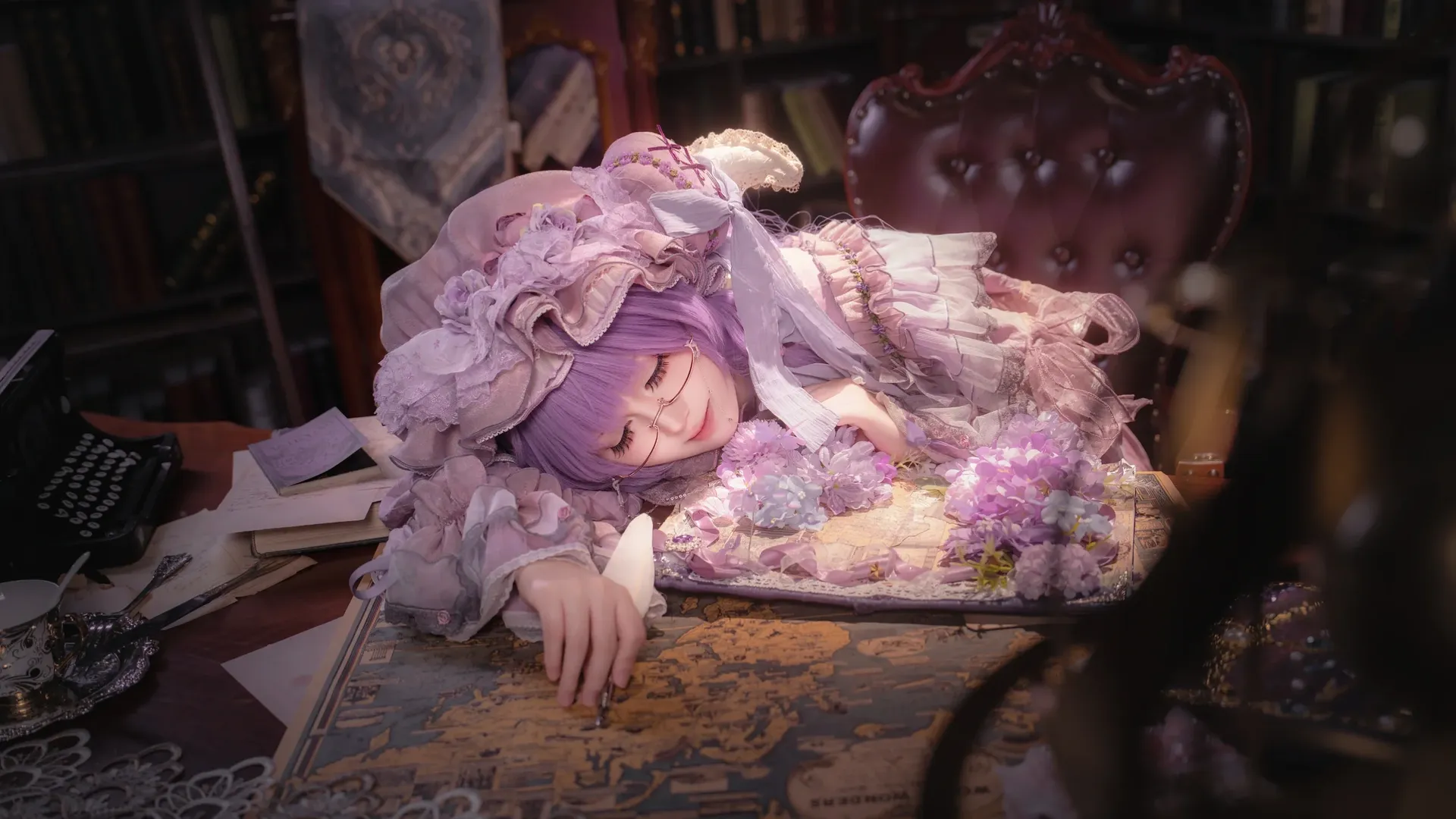 角色扮演, 东方Project, 帕秋莉cos, cosplay正片, 二次元写真 - 第3张