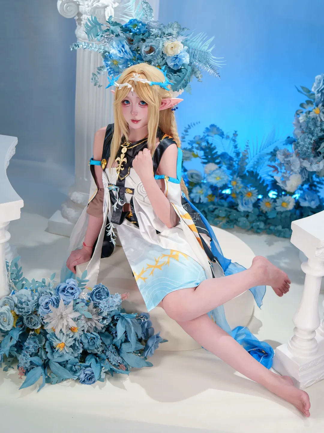 鸣潮, 卡提希娅cos, 二次元cos, cosplay摄影, 精灵骑士 - 第3张