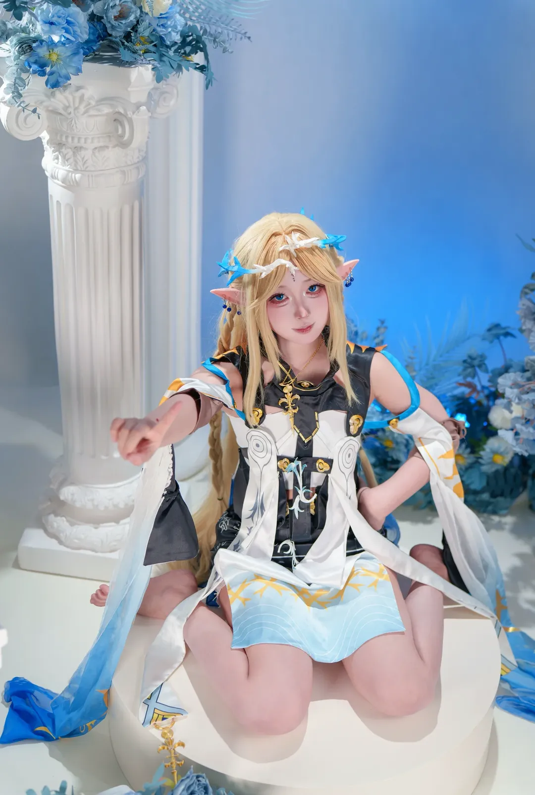 鸣潮, 卡提希娅cos, 二次元cos, cosplay摄影, 精灵骑士 - 第4张